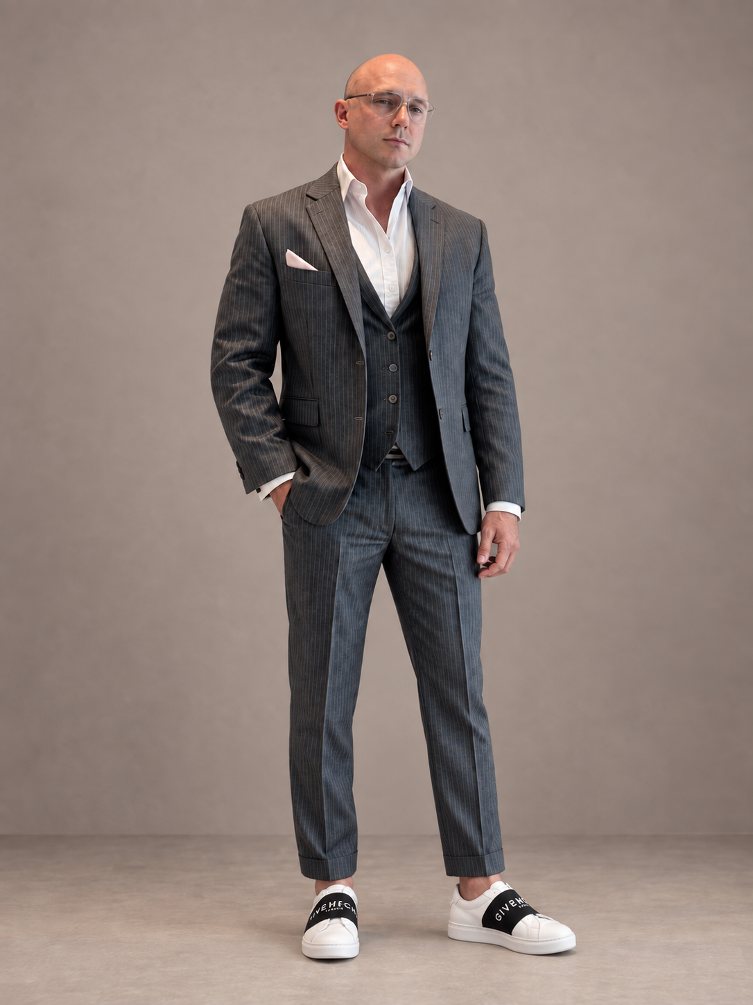 Christopher Lyons Full Length Executive Portrait Christopher Lyons full length executive portrait